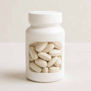 HDPE Bottle with Window for Tablets