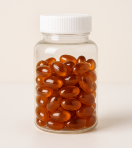 Pet Bottle with Softgel capsules