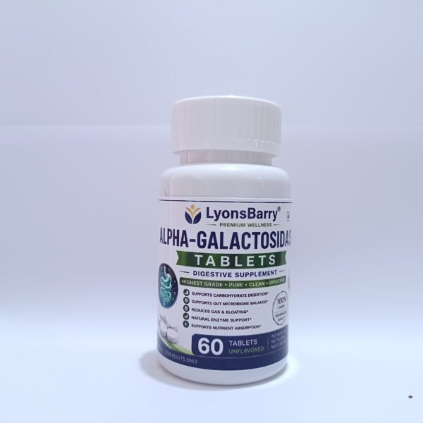 Alpha-Galactosidase 300 mg Tablets – Digestive Enzyme Support