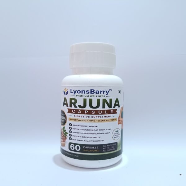 Arjuna Capsule – 500 mg Arjuna Extract for Heart & Cardiovascular Support