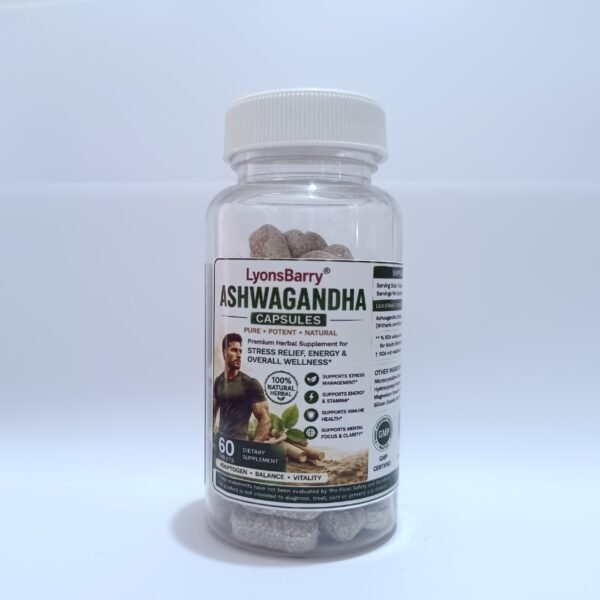 Ashwagandha Capsules – 500 mg Pure Ashwagandha Extract