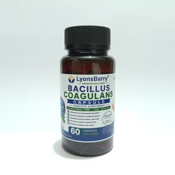 Bacillus Coagulans Probiotic Capsules – 2 Billion CFU