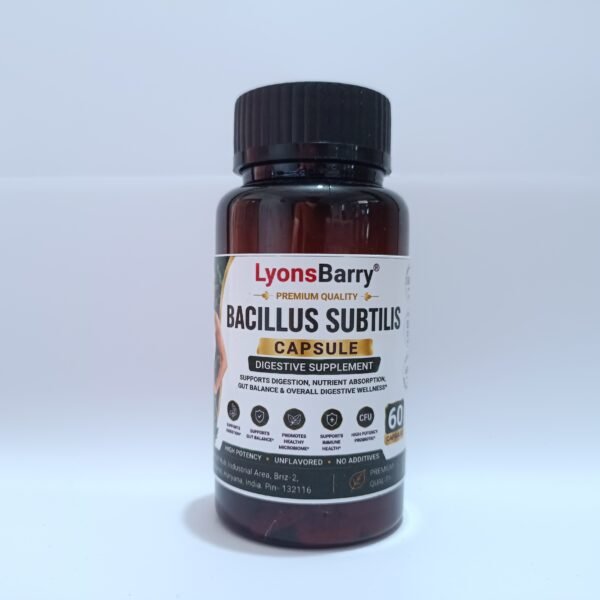 Bacillus Subtilis Probiotic Capsules – 10 Billion CFU