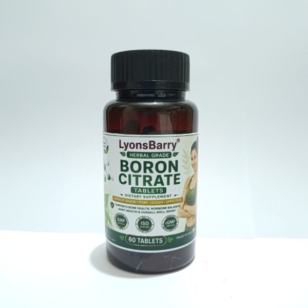 Boron Citrate 3 mg – Bone, Joint & Hormonal Balance Support Tablets