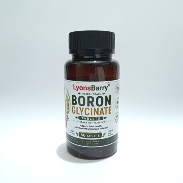 Boron Glycinate 3 mg – Bone, Joint & Hormonal Balance Support Tablets