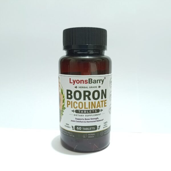 Boron Picolinate 3 mg – Bone, Joint & Hormonal Balance Support Tablets