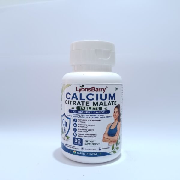 Calcium Citrate Malate Tablets – Bone, Teeth & Muscle Support