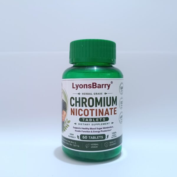 Chromium Nicotinate Tablets – Blood Sugar & Metabolism Support