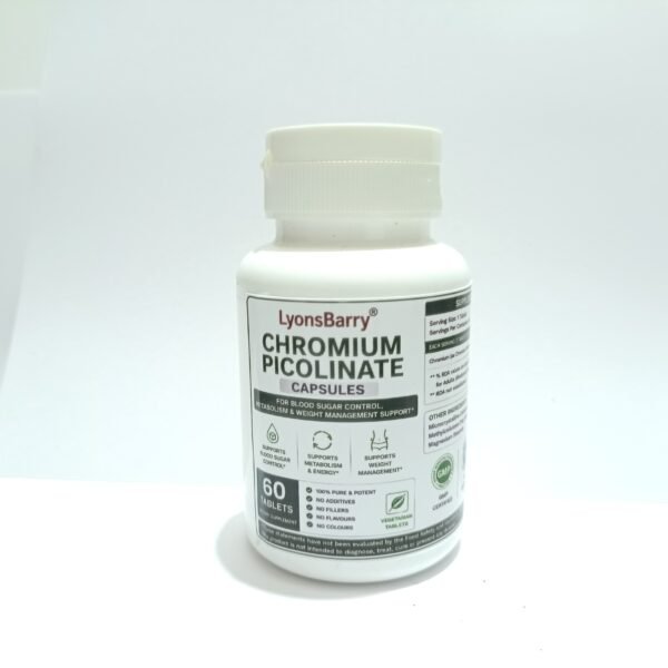 Chromium Picolinate 200 mcg Capsules – Blood Sugar & Metabolism Support