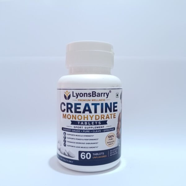 Creatine Monohydrate 1000 mg Tablets – Muscle Strength, Power & Workout Performance Support