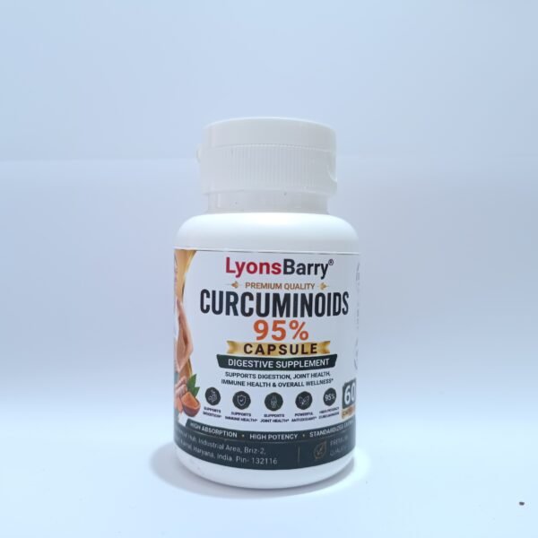 Curcuminoids 95% Capsules 475 mg | Digestive, Joint, Antioxidant & Immune Support